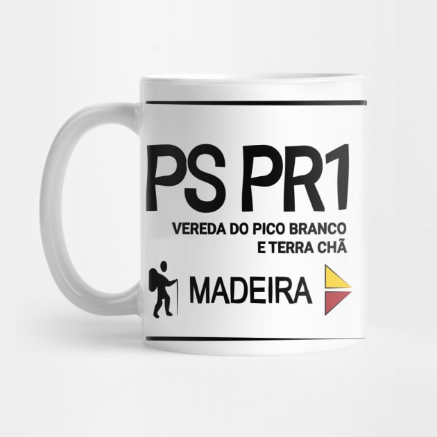 Madeira Island PS PR1 VEREDA DO PICO BRANCO E TERRA CHÃ logo by Donaby